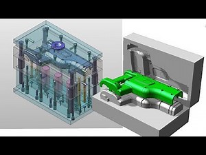 TOTAL MOLD DESIGN 1: KeyCreator tutorial (Tool Engaged)