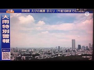気象情報オープニング、