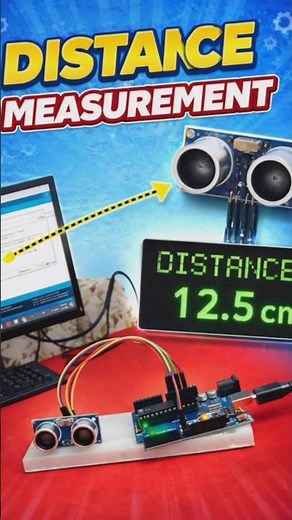 🤔 How Distance Measurement From Ultrasonic Sensor 🤖 #robotics #engineering #embeddedsystems