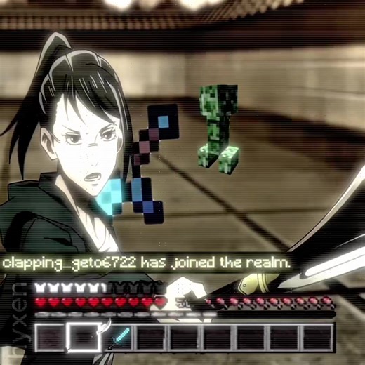 Geto Uses X-Rays in Jujutsu Kaisen Minecraft Edit