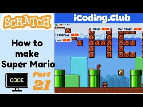 Scratch Mario Pt.21 (E21) - 🎮 How to Code Super Mario Games in Scratch | Scratch 3.0 Game Tutorial