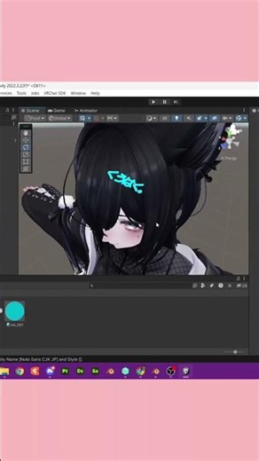 【VRChatter向けBlender講座】30秒で作れる！簡単に作れるオリジナルアセット【第1回おなまえ文字クリップ】 #vrc #vrchat #vr #blender #初心者