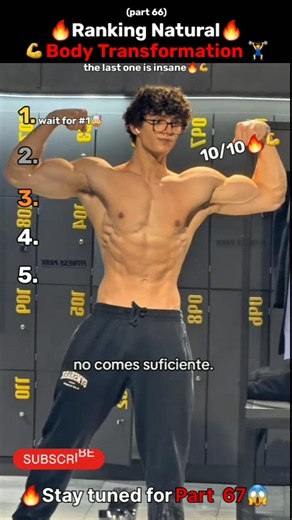🔥Ranking Top 5 Natural Body Transformations💪#gym​​ #motivation​​ #viral​​ #shorts​​