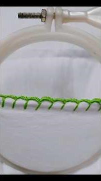 Easy border lace design 🪡#boder #lace #design #foryouシ