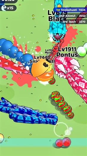 Snake Clash VIP Best Gameplay 73 #games #viralshorts #viralgaming