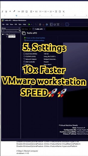 5 Secret VMware Tweaks for Insane Speed #shorts #vmwareworkstation #vmware