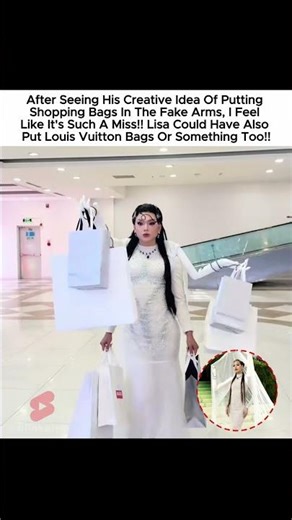 This man's devotion to these costume fits is crazy 💀 #lisa #리사 #blackpink #블랙핑크