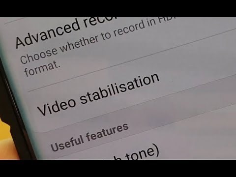 Samsung Galaxy S10 / S10+: How to Enable / Disable Camera Video Stabilization