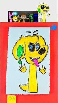 Sprunki 🎵 I Drew Tyler 🐶🎧 Phase 2 👹 With Water Painting Pen 🖍️ Tyler & Snowi 🟡⚪️