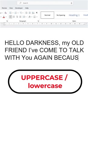 WORD TRICKS: 📑 Quickly convert UPPERCASE and lowercase text #Word #tipsword #Wordtricks #Wordtips #WordOltreOgniLimite #Xcamp #EmmanueleVietti #superword #Wordtipsandtricks #microsoftword #word_learning #word_master #shorts #youtubeshorts | Utilizzo professionale di Microsoft Excel