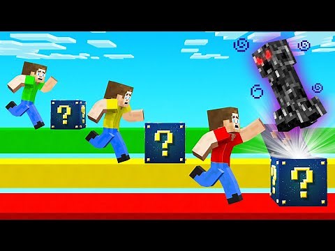 MINECRAFT 1v1v1 ASTRAL LUCKY BLOCK RACE! (vs Friends)
