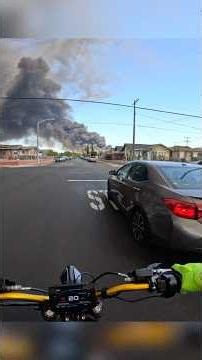 i rode into LA's disaster zone..