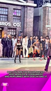 401K views · 10K reactions | My Life is Complete凉 Performing with Doechii and JT at DSQUARED2 Fashion Show in Milan, Italy #lar0nbest #rollerskating #milanfashionweek #mfw #rollerskating #larongigger #doechii #JT #alterego #obsessed2 #laron #skating | Laronbest | Facebook