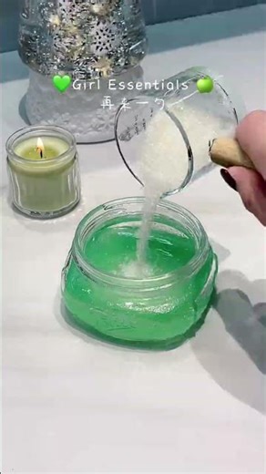 Immersive DIY Apple Mint Scrub#dailyvlog #morningroutine #justsoaps #skincare #aesthetic