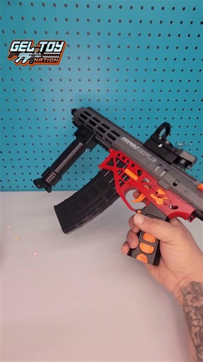MK6 Gel Blaster in Action 🔴💨😱 | Red Light + Smoke Effects!| Gel Toy Nation #geltoynation
