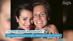 Lea Michele Tells Jonathan Groff She'll Carry His Baby If He Wants to Be a Dad