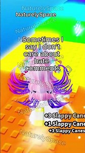 Sometimes I say I don’t care about hate comments and that hate comments are not hurting me. | Roblox