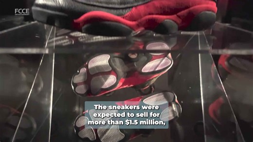 Michael Jordan’s 1998 NBA Finals sneakers break auction record