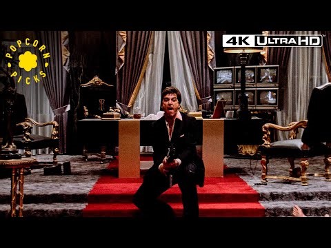 "Say Hello To My Little Friend!" (Al Pacino) (Full Scene) | Scarface 4k HDR