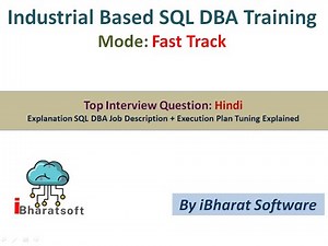 20. Explanation SQL DBA Job Description + Execution Plan Tuning Explained Part 01 #ibharatsoftware
