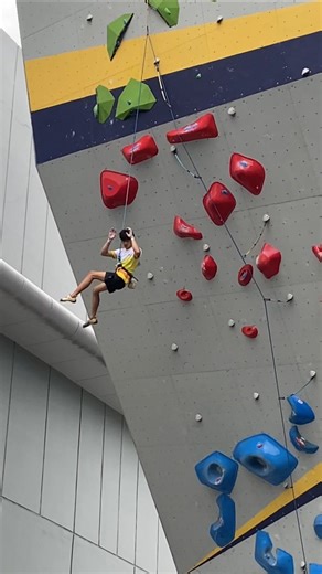 Cikal Damarwulan on Instagram: "POPNAS 2025 Lead🥇 Will work harder for the next one🫡 Boulder finals🔜 🎥:@zeistrumaishazehra_ #eigeradventure #eigertropicaladventure #eigerclimbingcenter @eigeradventure #teamboulderplanet @boulderplanet.id #8bplus #8bpluschalkbag #8bpluschalk #eatmorechalk #8bplus_rockclimbing #backtoclimbing @8bplus_id @8bplus_rockclimbing @backtoclimbing"