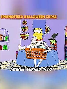 Springfield Halloween Curse #thesimpsons #cartoonbreakdown #simpsons