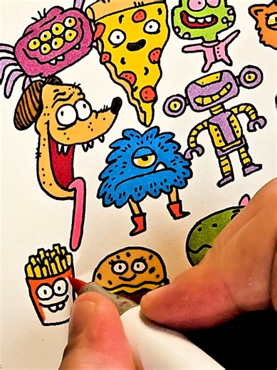 How to Draw Cool Stuff - Part 14 #fries #mcdonalds #howtodraw #drawingtutorial #drawing