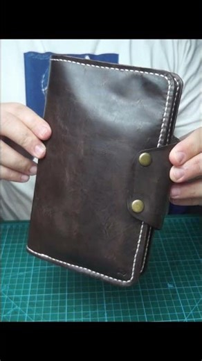🔥 Timeless Handmade Leather Notebook Cover | Everyday Essential #leathercraft #leathercomplex #hand