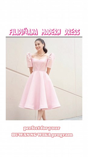 Modern Filipiniana Dress Ideas for Buwan ng Wika Celebration