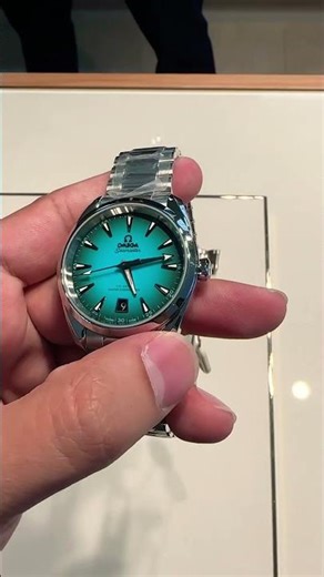 Omega | Seamaster Aqua Terra 38 mm Turquoise #omega #seamaster #aquaterra