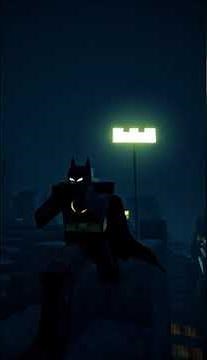 Batman in Minecraft 🦇 Epic Dark Knight Fight in Blocky Gotham! #minecraft #sorts