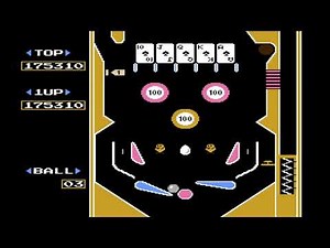 [FC/NES]1983 ピンボール/Pinball スコア999999 Full Game