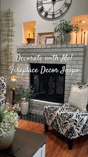 Decorate with Me! Fireplace Decor Inspo♥️