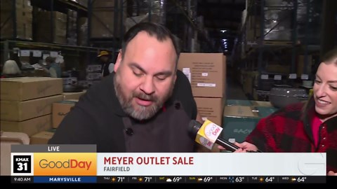 Dina's at Meyer Outlet for their big sale!