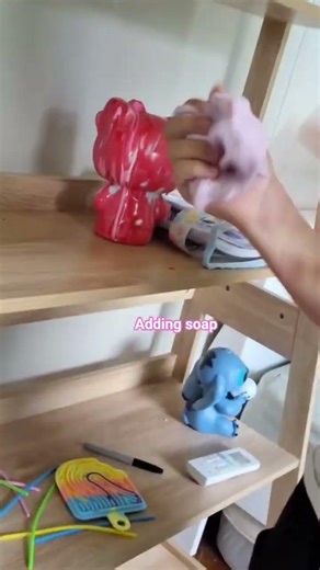 adding soap to my slime what next #slime