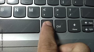 pressing the alt key on the keyboard
