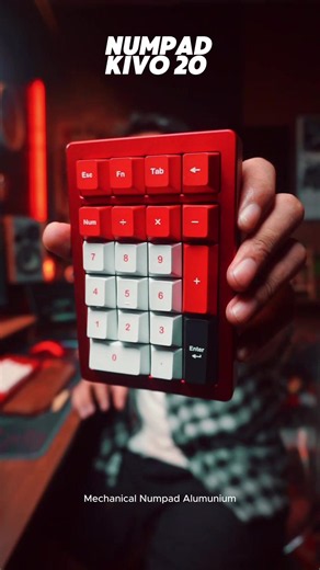numpad full alu by kivo 20 #numpad #mechanical #numpadkeyboard