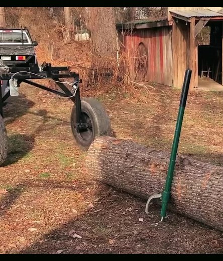 Built my own log arch! #westvirginia #appalachia #countrtboy #diy #toyota #sawmill #logging #fuelshortage #westbygod #redneck #farmlife
