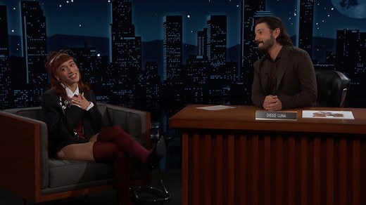 NEZZA on singing the National Anthem in Spanish at Dodger Stadium… | Jimmy Kimmel Live