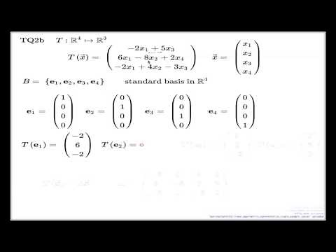 Matrix representation -- Example