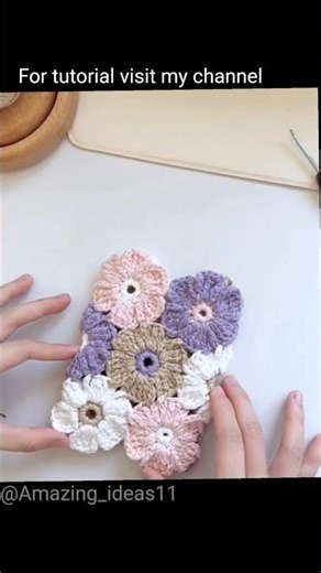 Beginners Friendly! Crochet Flowers Mobile bag Tutorial