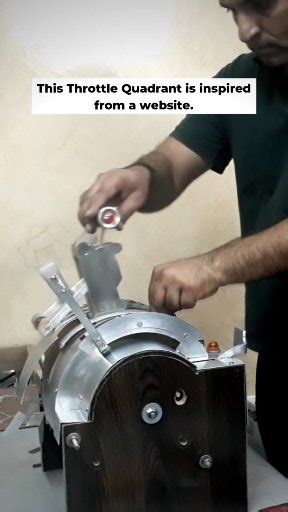 Boeing 737.800 Throttle Quadrant It is inspired from a website which contained all scaled drawings and templates. The model consists of two throttle levers, two reverse thrust levers, a speed spoiler with detents, a flaps lever with all levels of flaps positions, a parking break lever with bulb, two fuel cut off levers and two stabilizer trim toggle switches. Auto pilot cut off switch is also mounted on throttle lever grip. This thing can be interfaced with FSX via Arduino UNO and a 3rd party in