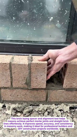 This Brick Laying Tool Makes Perfect Masonry Joints Every Time | Smart Construction Tool