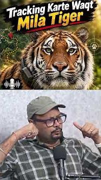 Tiger Se Amana Samana 🐯|| Tiger Vs Human|| Vivek Awasthi|| #youtubeshorts #tiger #podcast #shorts