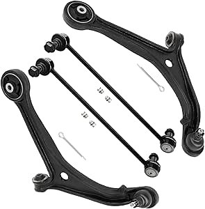 4pc Set Front Suspension Kit Lower Control Arm w/Ball Joint Sway Bar End Link Replacement For 2005-2010 For Honda Odyssey