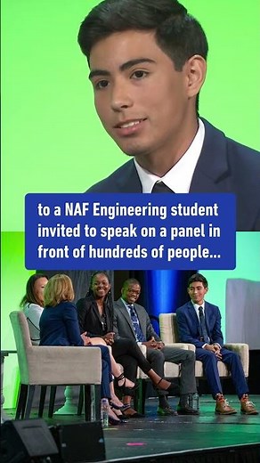 From a kid who fell in love with STEM in Elementary... ⚙️🧬🧪 - NAF Academies of Engineering #EWeek