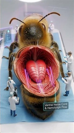 Inside a Honey Bee: Hidden Anatomy & Strange Organs Revealed 🐝🤯