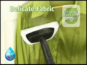 Garments cleaning (drapes, clothes, bed linens) with H20 Mop X5