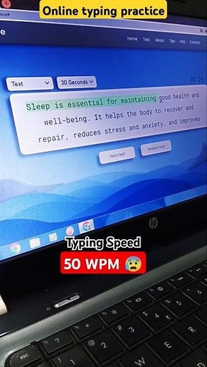 Free Online Typing practice| 50 WPM 😓 Typing Speed | Typing test #typing #ARP_0101