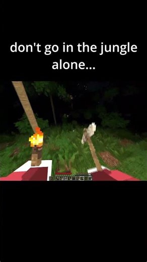 Do Not Go In The Jungle Alone... #minecraft #horrorminecraft